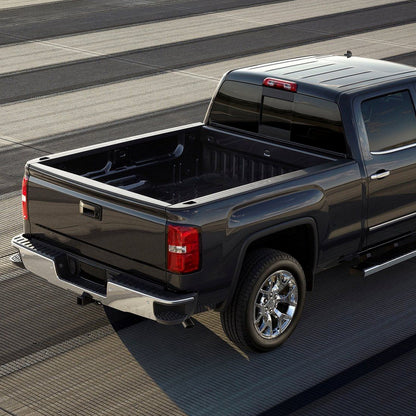 2014-2018 Chevrolet Silverado/2014-2018 GMC Sierra Black ABS Tailgate Cap Cover