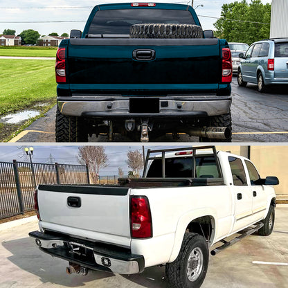 1999-2007 Chevrolet Silverado / GMC Sierra Fleetside Base SL Black Textured ABS OE Style Tailgate Cap Protector Cover