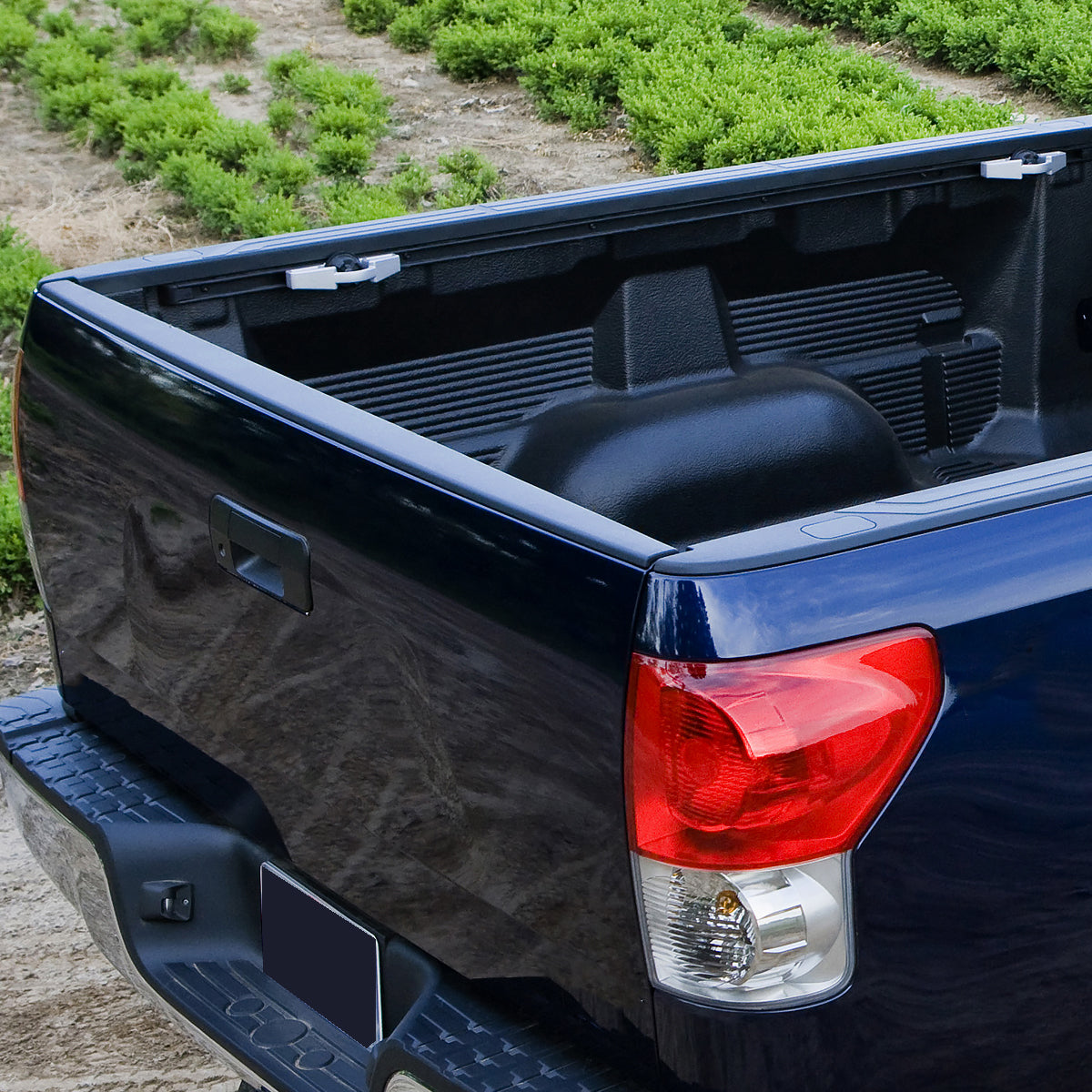 2007-2013 Toyota Tundra Black Textured ABS OE Style Tailgate Cap Cover