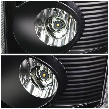 02-06 Dodge Ram 1500/2500/3500 LED Tail Lights - Black/Clear