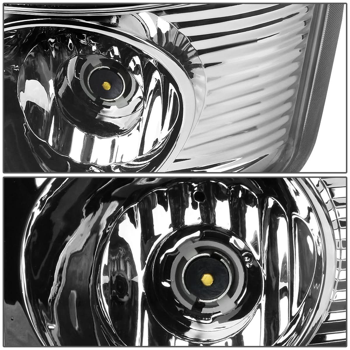 2007-2009 Dodge Ram LED Tail Lights Chrome/Clear