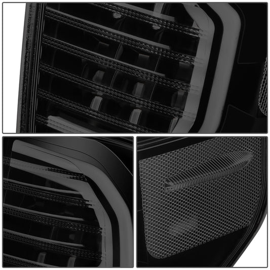 2014-2021 Toyota Tundra LED Tube Tail Lights - Black/Smoked Red