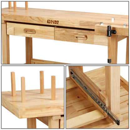 Professional Automotive Work Bench - 59.84" x 24.4" x 32.28"