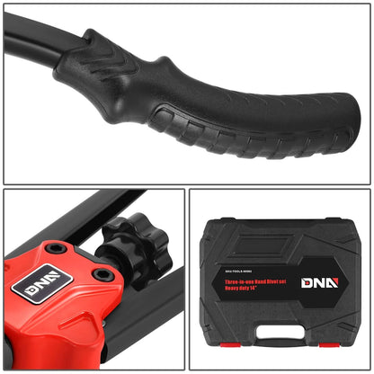Heavy Duty 14" Three-in-One Hand Rivet Set