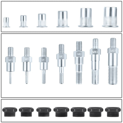 13" Three-in-One Hand Rivet Set