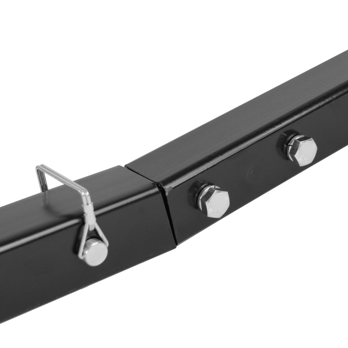 Universal Black Steel Adjustable Truck Bed 2" Hitch Extender