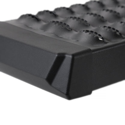 Universal Black Aluminum Hitch Mounted 6" Drop Rear Bumper Step & Protector For 2" Hitch Receiver
