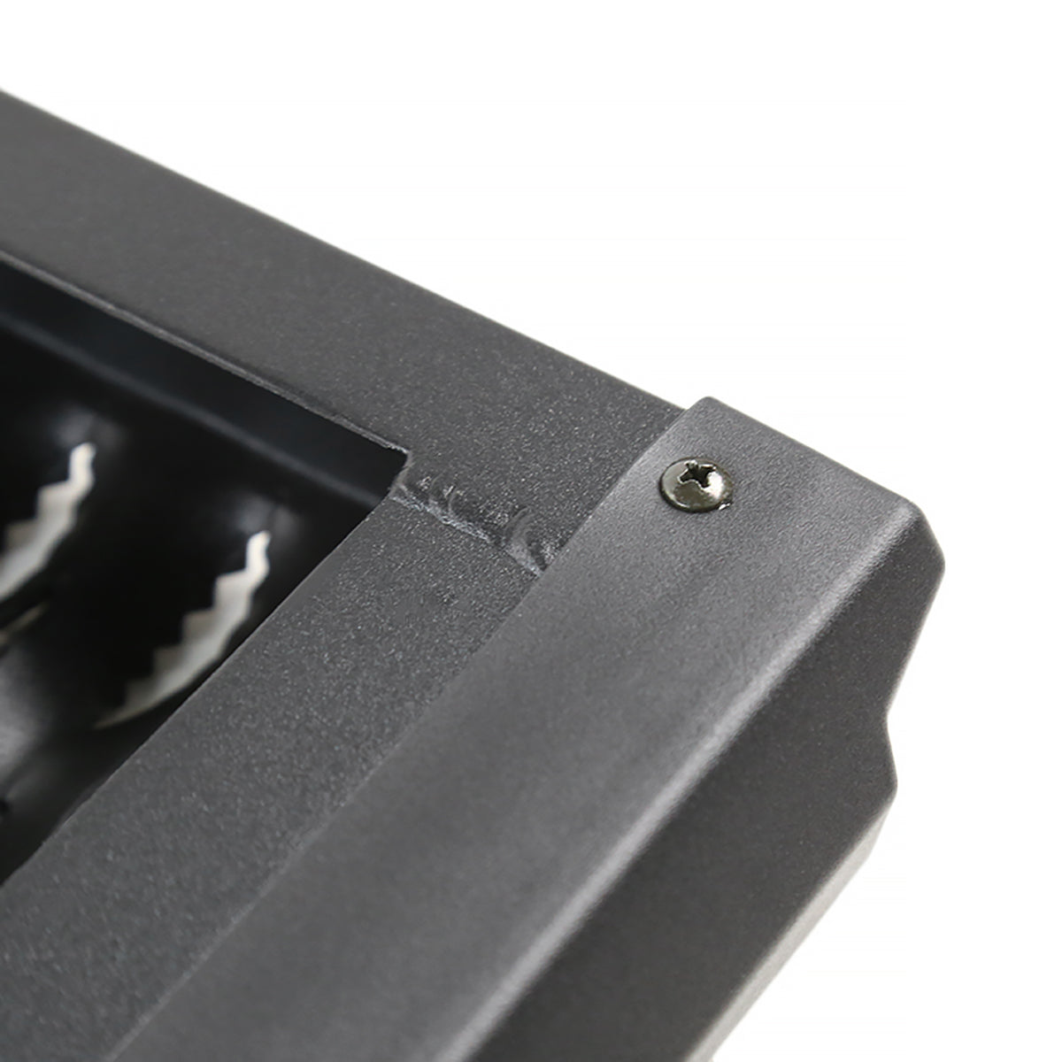Universal Black Aluminum Hitch Mounted 6" Drop Rear Bumper Step & Protector For 2" Hitch Receiver