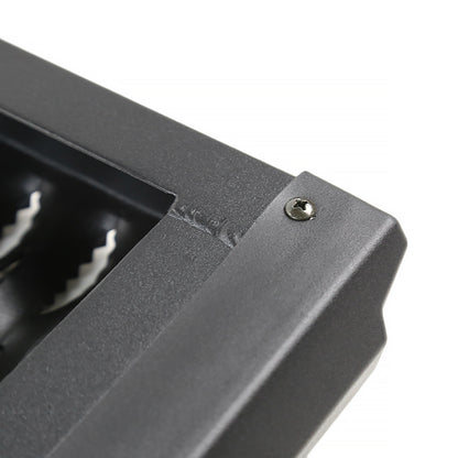 Universal Black Aluminum Hitch Mounted 6" Drop Rear Bumper Step & Protector For 2" Hitch Receiver