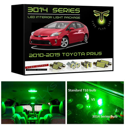 2010-2015 Toyota Prius Super Bright 3014 Series LED interior light kit