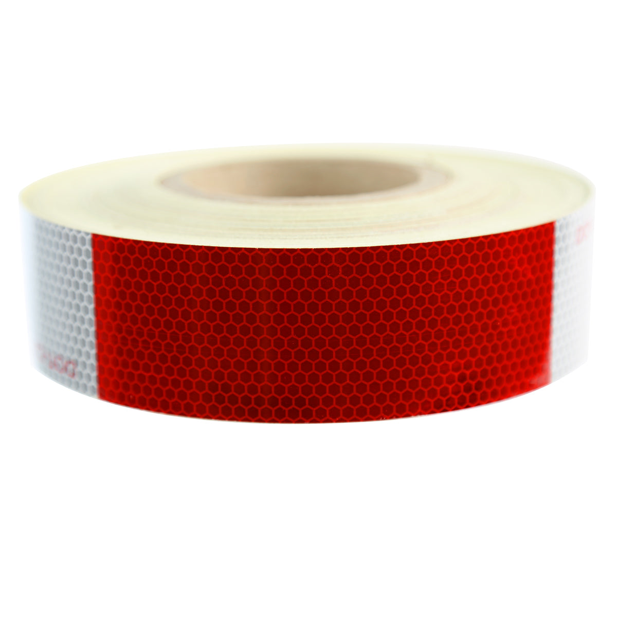 2" Wide Red/White DOT-C2 Approved Conspicuity Reflective Safety Tape (164 FT)