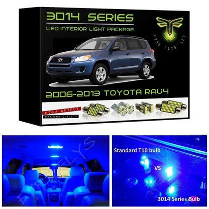 2006-2013 Toyota RAV4 Super Bright 3014 Series LED interior light kit