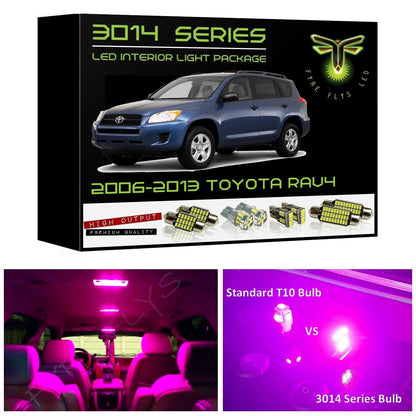 2006-2013 Toyota RAV4 Super Bright 3014 Series LED interior light kit