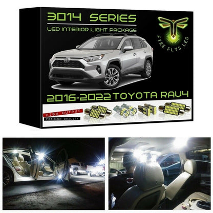 2016-2022 Toyota RAV4 Super Bright 3014 Series LED interior light kit