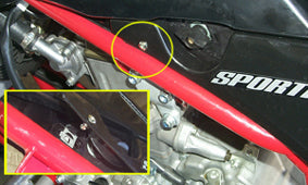 Honda TRX450 Rear Fender Fastners