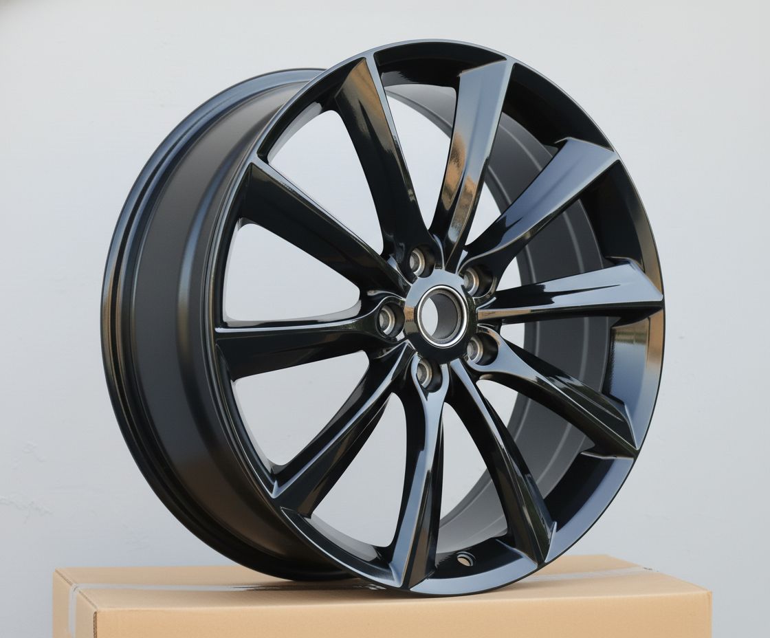TS1 19x8.5 5x114.3 +35 64.1 Gloss Black