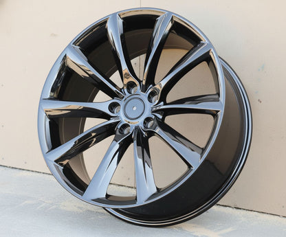 TS1 22x9 5x120 +35 64.1 Gloss Black