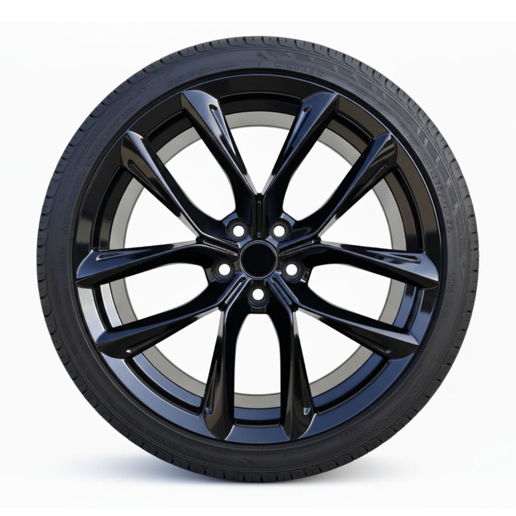 TS2 19x8.5 5x114.3 +35 64.1 Gloss Black