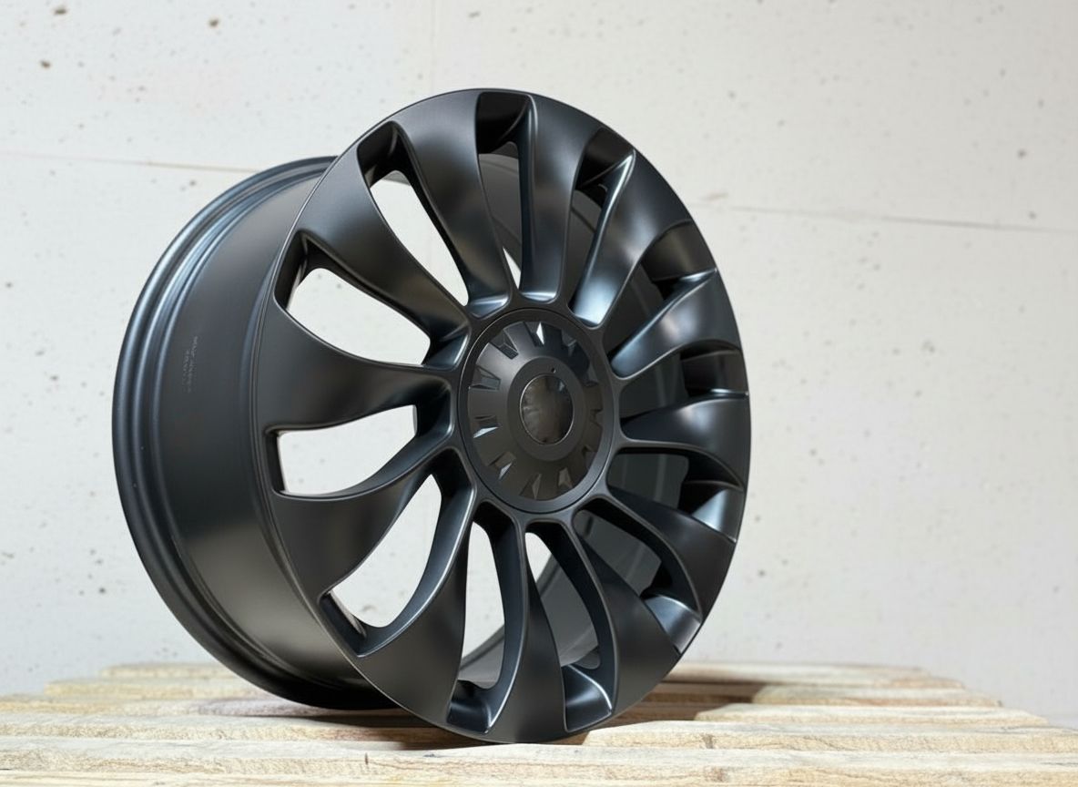 TS4 19x8.5 5x114.3 +35 64.1 Matte Black