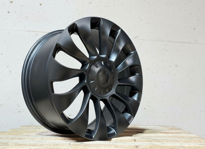 TS4 19x8.5 5x114.3 +35 64.1 Matte Black