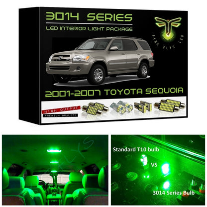 2001-2007 Toyota Sequoia Super Bright 3014 Series LED interior light kit