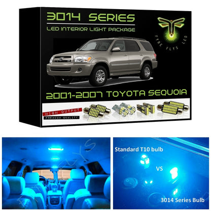 2001-2007 Toyota Sequoia Super Bright 3014 Series LED interior light kit