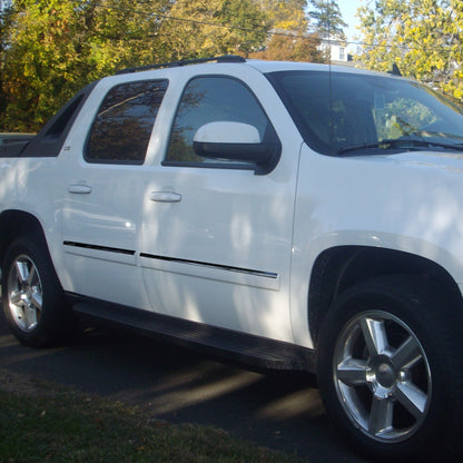 2007-2009 Chevrolet Avalanche/Suburban Stainless Steel Side Door Trim Set - 4PC