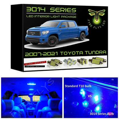 2007-2021 Toyota Tundra Super Bright 3014 Series LED interior light kit