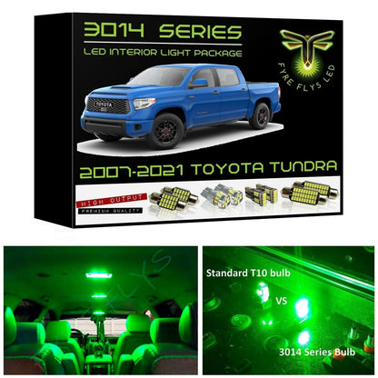 2007-2021 Toyota Tundra Super Bright 3014 Series LED interior light kit