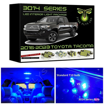 2016-2023 Toyota Tacoma Super Bright 3014 Series LED interior light kit