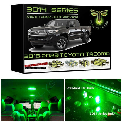 2016-2023 Toyota Tacoma Super Bright 3014 Series LED interior light kit