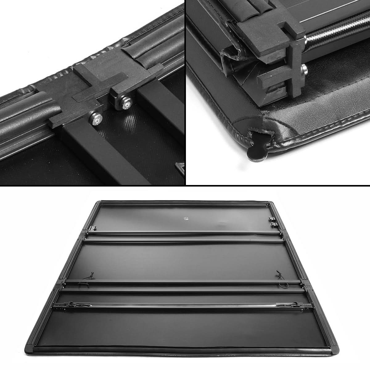 2004-2015 Nissan Titan Soft Tri-Fold Tonneau Cover 5.7FT Bed