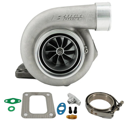 Bull Boost Performance GT35 GTX3582 Billet Wheel Turbo – T3 .63 A/R V-Band Anti-Surge (Version 2)