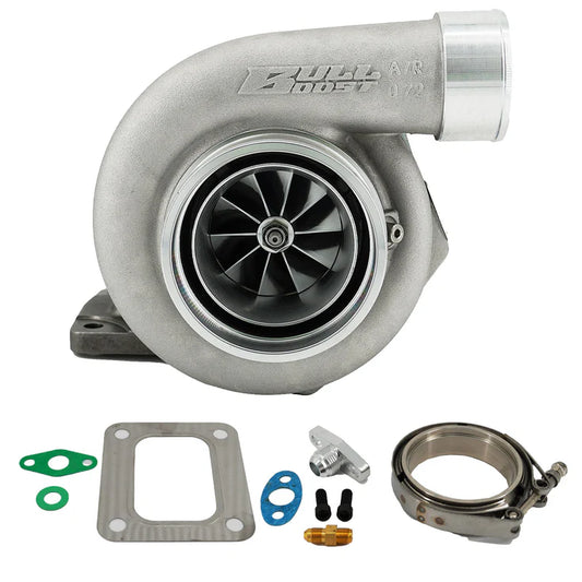 Bull Boost Performance GT35 GTX3582 Billet Wheel Turbo – T3 .63 A/R V-Band Anti-Surge (Version 2)