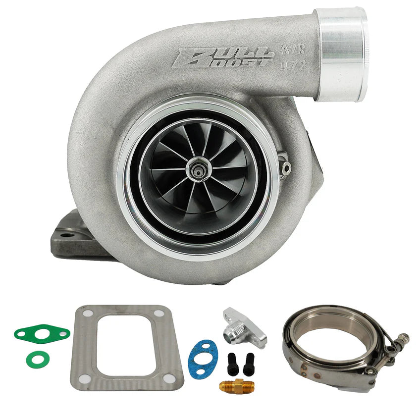 Bull Boost Performance BMW E36/E46/E39 Tubular Top Mount Turbo Manifold with T4 GTX3582 Turbocharger – 44mm Wastegate