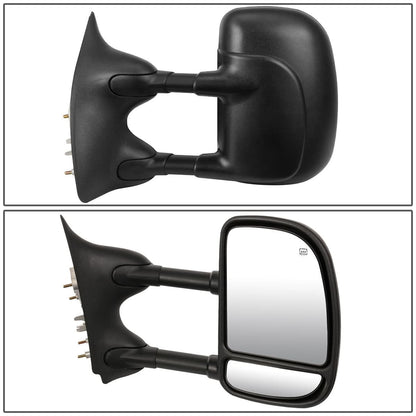 99-07 Ford F-250 F-350 F-450 F-550 Powered Heated Towing Mirrors Pair
