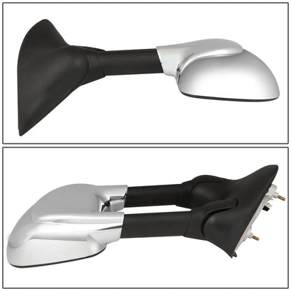 99-07 Ford F-250 F-350 F-450 F-550 Super Duty Towing Mirrors - Chrome