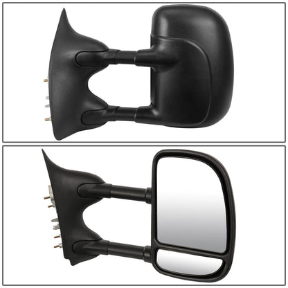 1999-2007 Ford F-250 F-350 F-450 F-550 Manual Towing Mirrors Pair