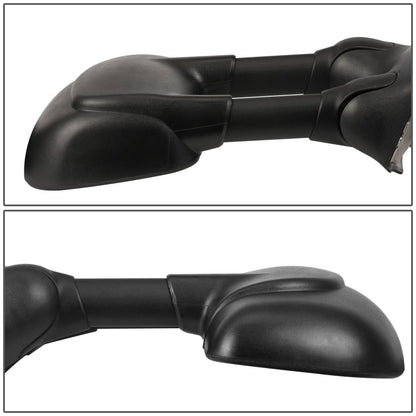 1999-2007 Ford F-250 F-350 F-450 F-550 Manual Towing Mirrors Pair