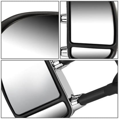 99-07 Ford F-250 F-350 F-450 F-550 Super Duty Towing Mirrors Manual Pair
