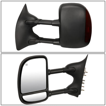 99-07 Ford F-250 F-350 F-450 F-550 Super Duty Powered Heated Tow Mirrors