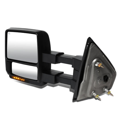 2004-2014 Ford F-150 Left Powered Towing Mirror w/Amber Signal