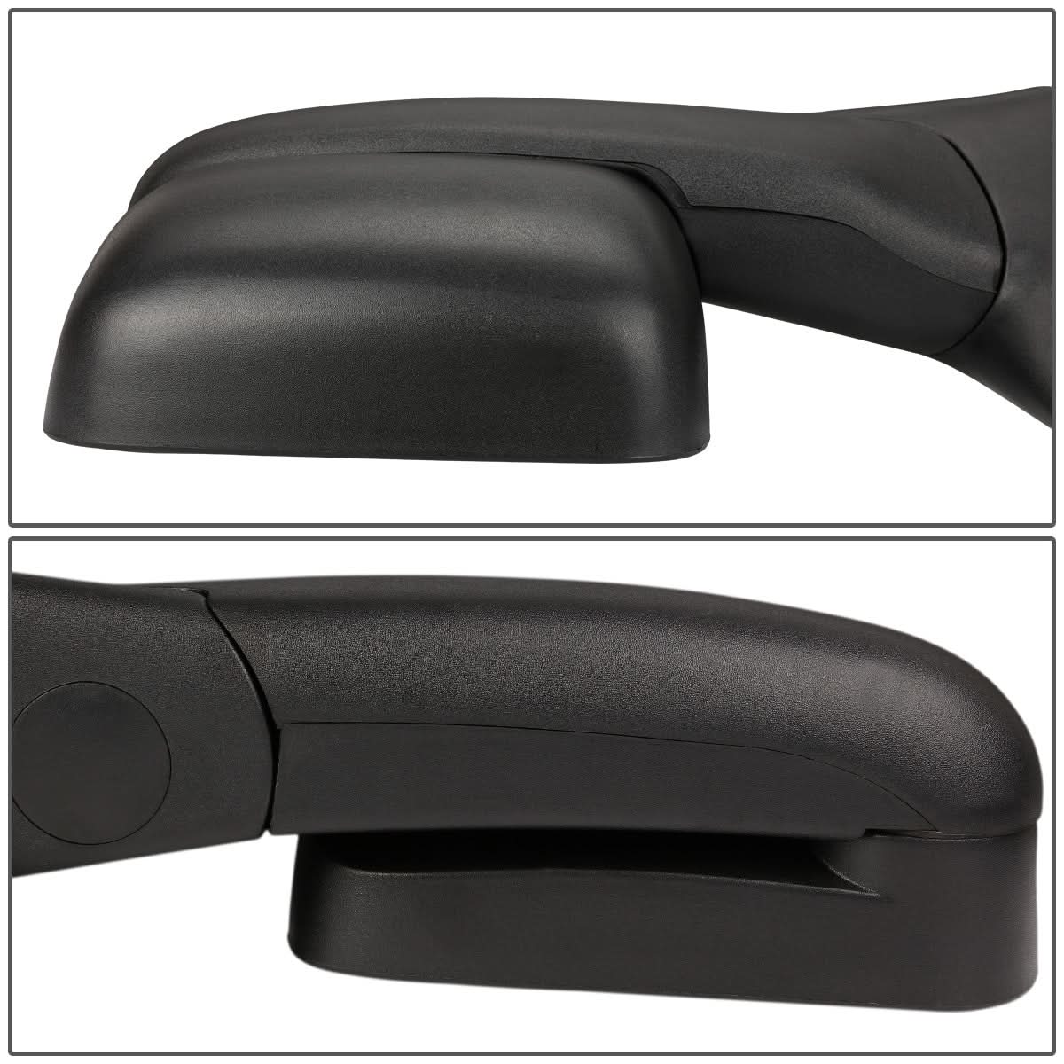 94-02 Dodge Ram Manual Towing Mirrors - Black Pair