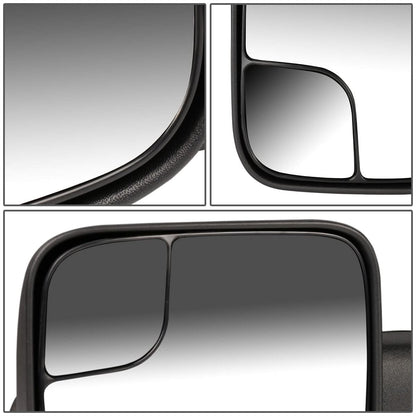 94-02 Dodge Ram 1500 2500 3500 Left Manual Towing Mirror Black