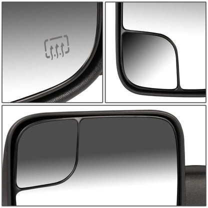 02-09 Dodge Ram Powered Heated Towing Mirror - Left Side Black