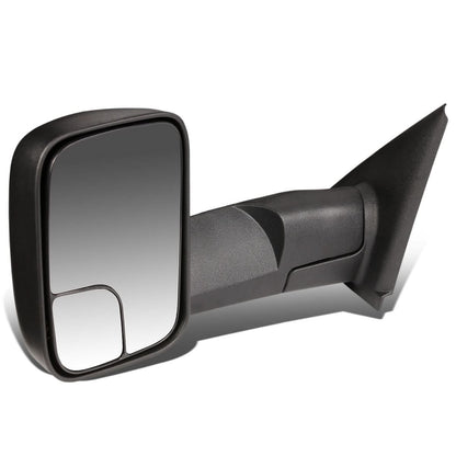 2002-2009 Dodge Ram Manual Towing Mirror - Left Side Black