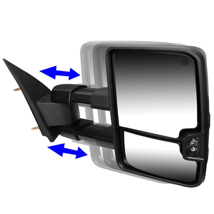 03-07 Chevy Silverado GMC Sierra Powered Heated LED Towing Mirror