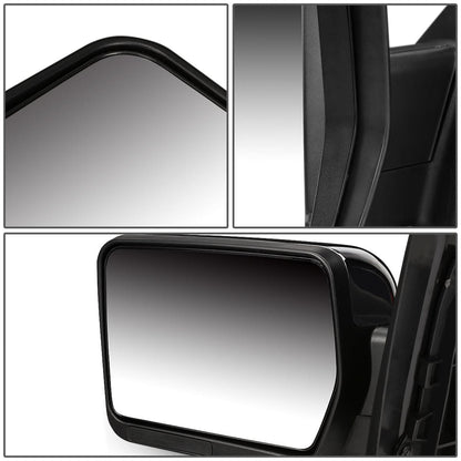 04-14 Ford F-150 Manual Towing Mirror - Right Chrome