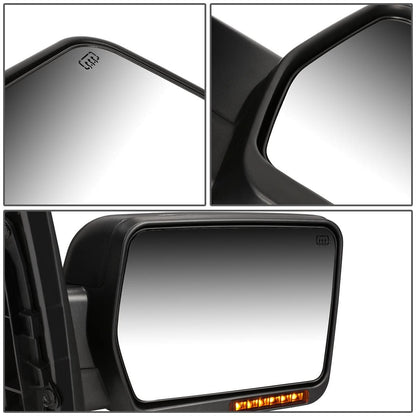 04-14 Ford F-150 Right Towing Mirror - Powered Heated Amber Signal