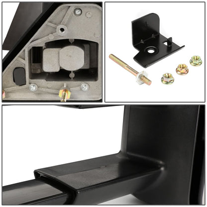 88-02 Chevrolet C/K 1500/2500/3500 Manual Towing Mirrors Black Pair